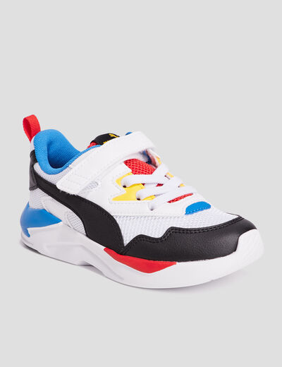 Runnings à scratchs Puma X Ray Lite blanc garçon