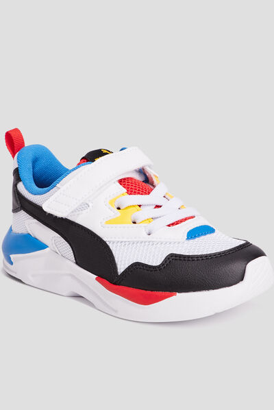 Runnings à scratchs Puma X Ray Lite blanc garçon