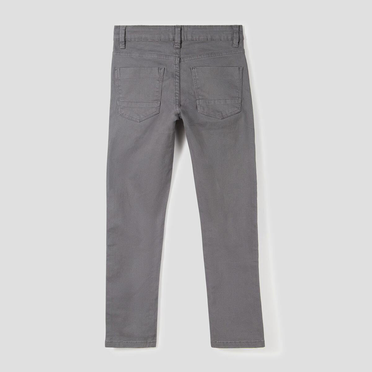 Pantalon slim stretch gris fonc&eacute; gar&ccedil;on