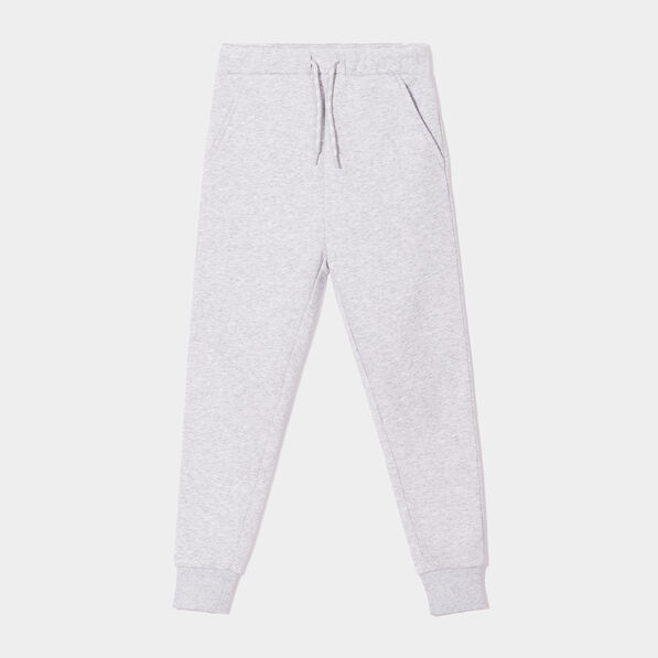 pantalon de jogging molleton droit gris clair garcon Pantalon de jogging molleton droit gris clair garçon