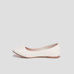 Ballerines avec noeuds blanc fille