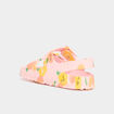 Mules de plage avec boucles multicolore fille