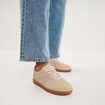 Tennis basses &agrave; lacets sable femme
