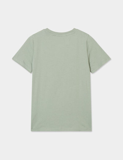 T-shirt coton Mario Donkey Kong vert kaki garçon