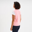 Pull sans manches col rond rose clair femme