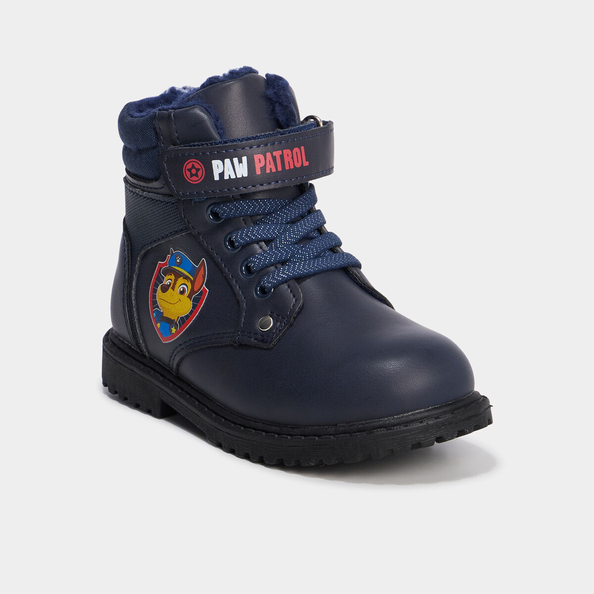 Boots fourrées Pat Patrouille bleu marine garçon