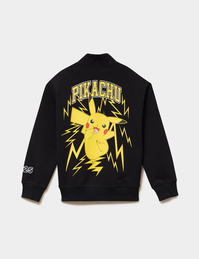 Sweat camionneur Pok&eacute;mon Pikachu noir gar&ccedil;on