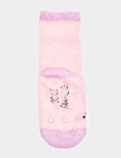 Lot de 2 chaussettes d'intérieur Stitch multicolore fille
