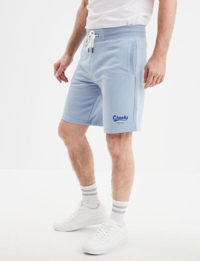 Short de jogging droit à coulisse Creeks bleu ciel homme