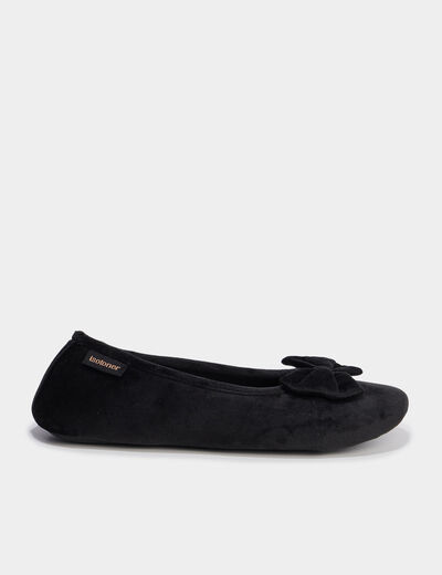 Chaussons ballerines Isotoner sable femme
