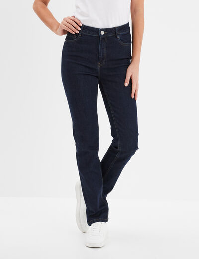 Jeans regular 5 poches coton Creeks denim brut femme