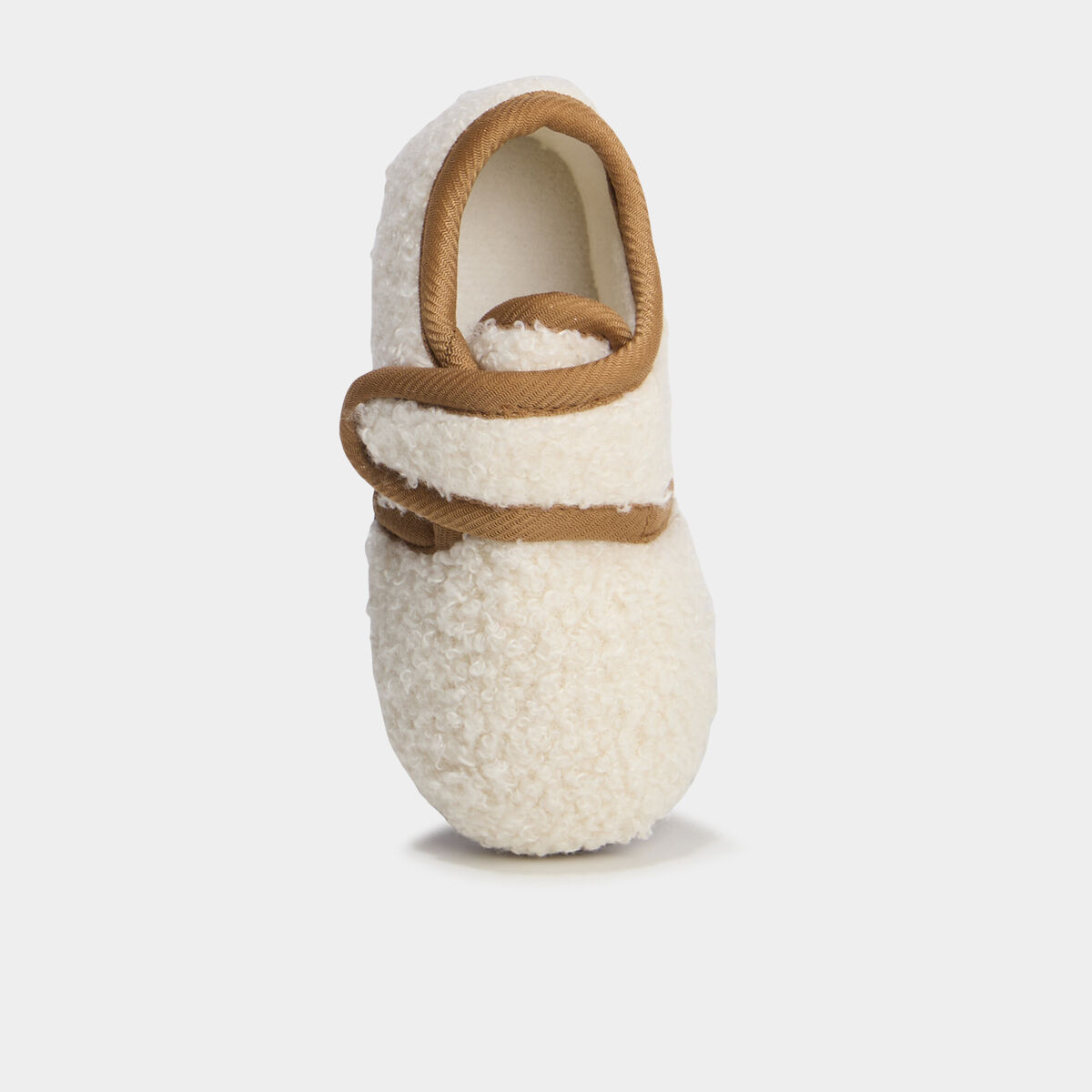 Chaussons bottillons effet polaire sable b&eacute;b&eacute; gar&ccedil;on