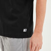 T-shirt oversize manches courtes Liberto noir homme