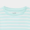 T-shirt c&ocirc;tel&eacute; ajust&eacute; manches longues vert pastel fille