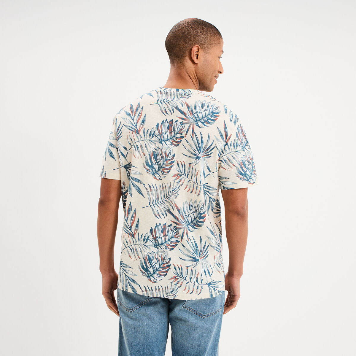 T-shirt manches courtes multicolore homme