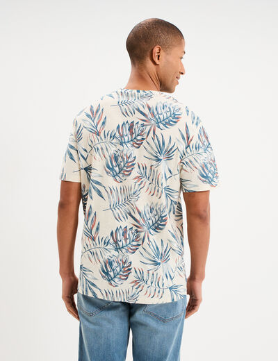 T-shirt manches courtes multicolore homme