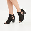 Sandales à talons noir femme