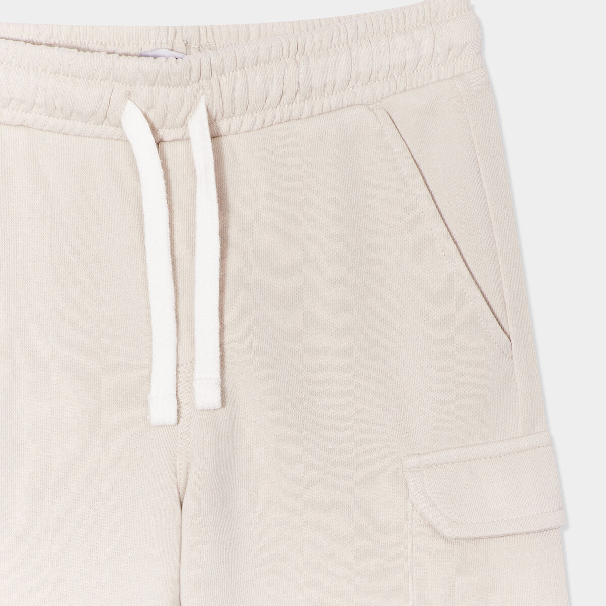 Short droit beige garçon