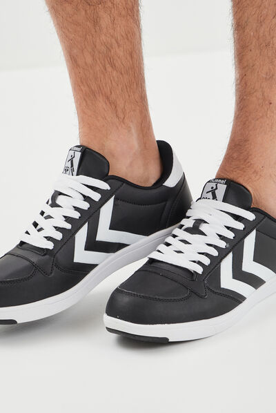 Tennis à lacets Stadil light Hummel noir homme