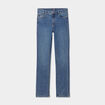 Jeans regular 5 poches coton denim dirty femme