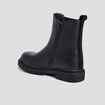 Bottines chelsea crantées noir fille