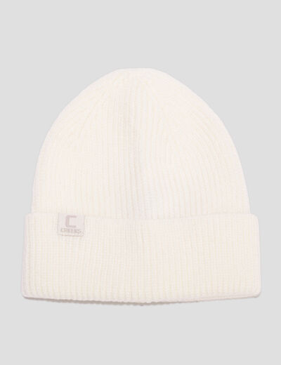 Bonnet tricoté Creeks ivoire fille