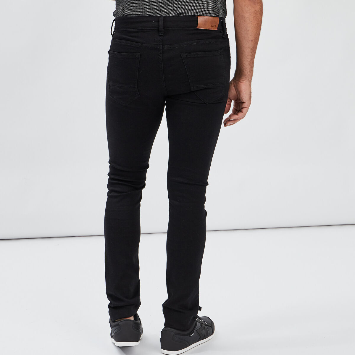Jeans skinny stretch noir homme