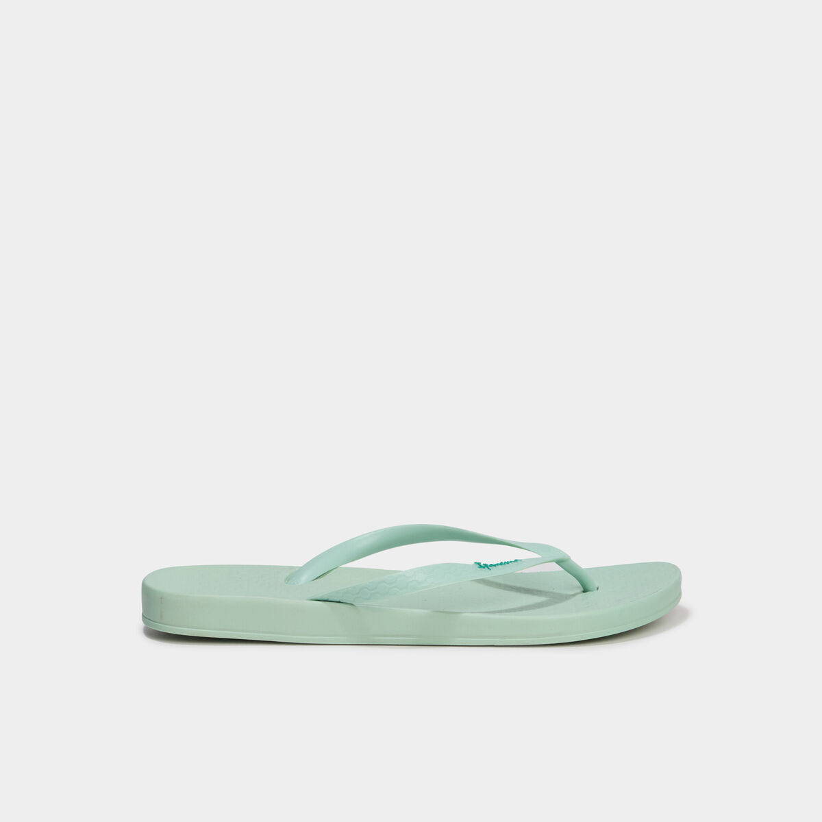 Tongs vert pastel femme
