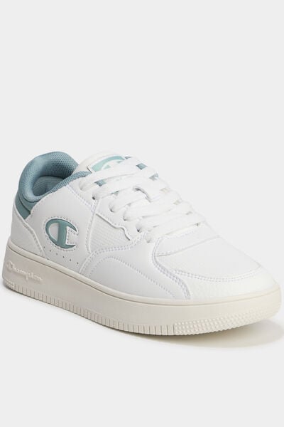 Baskets &agrave; lacets Champion RD25 vert femme