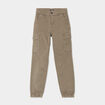 Pantalon battle coton Liberto vert kaki fille