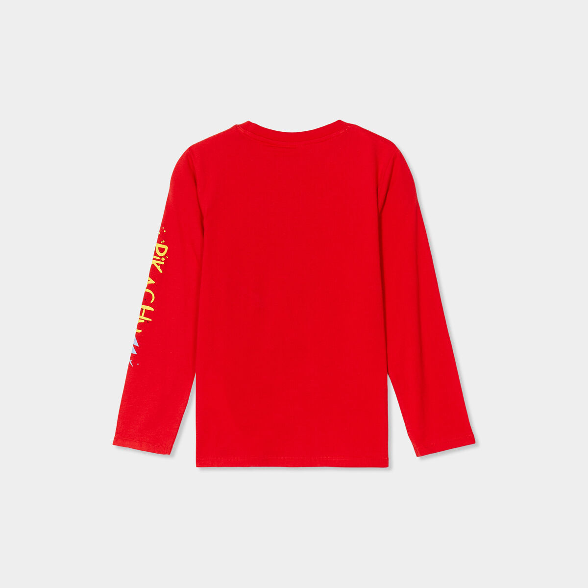 T-shirt manches longues Pokémon Pikachu rouge garçon