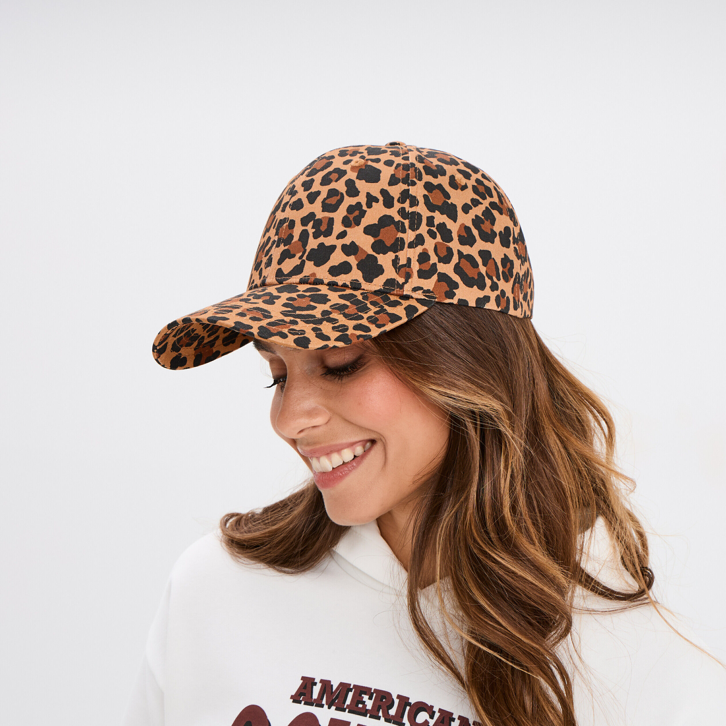 Casquette coton marron femme LH