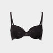 Soutien-gorge corbeille paddé dentelle noir femme