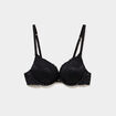 Soutien-gorge maxi push-up dentelle noir femme