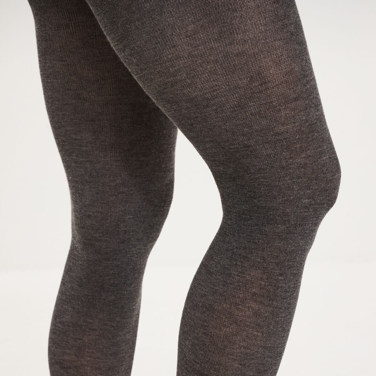 Collants opaques gris femme