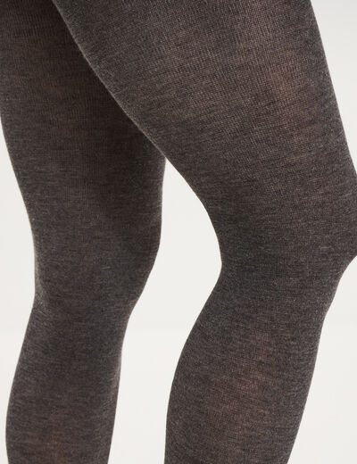Collants opaques gris femme