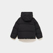 Doudoune chaude &agrave; capuche noir fille