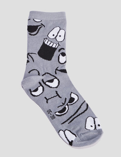 Lot 5 paires chaussettes multicolore garçon