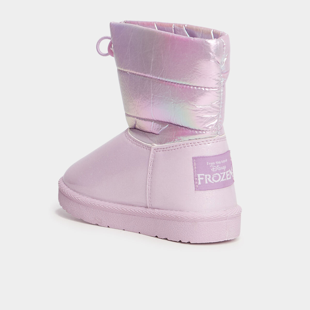 Bottines fourr&eacute;es Reine des neiges violet fille