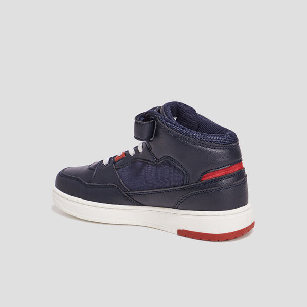 baskets montantes levis bleu marine garcon Baskets montantes Levi's bleu marine garçon