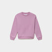 Sweat col rond manches longues mauve fille