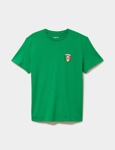 T-shirt maillot de football S&eacute;n&eacute;gal vert menthe mixte
