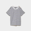 T-shirt manches courtes avec boutons ecru femme grande taille
