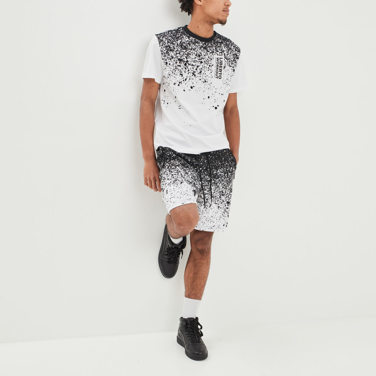 T-shirt manches courtes Liberto blanc homme