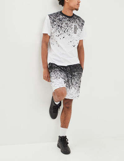 T-shirt manches courtes Liberto blanc homme