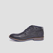 Bottines &agrave; lacets noir homme