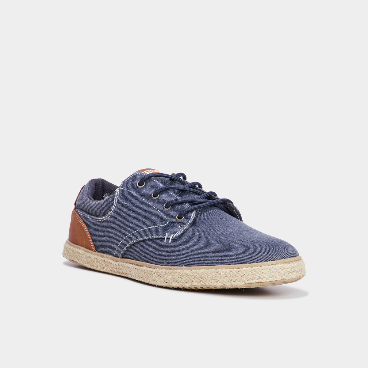 Derbies toile &agrave; lacets Creeks bleu marine homme