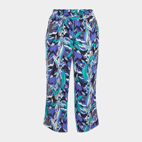 Pantalon large taille smockée noir femme grande taille