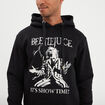 Sweat à capuche hoodie coton Beetlejuice noir homme