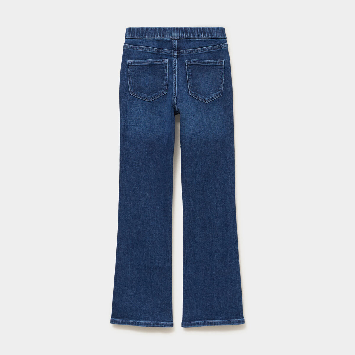 Jegging bootcut taille &eacute;lastiqu&eacute;e denim stone fille